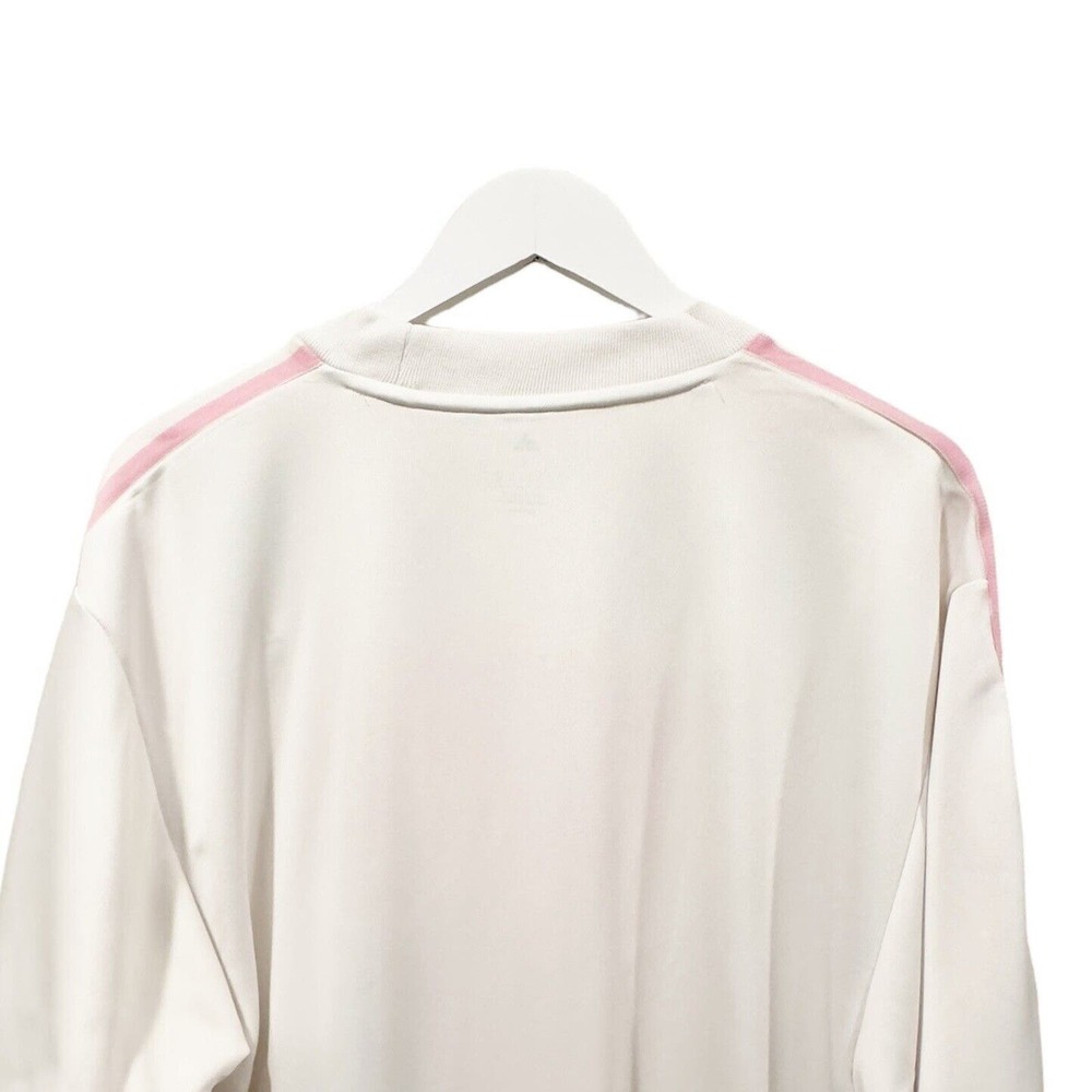 Adidas Belgium National Soccer Icon Goalkeeper Pink Stripes White Size S - Picture 6 of 10